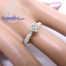 แหวนทองคำขาว แหวนเพชร  แหวนแต่งงาน แหวนหมั้น - R1291DWG